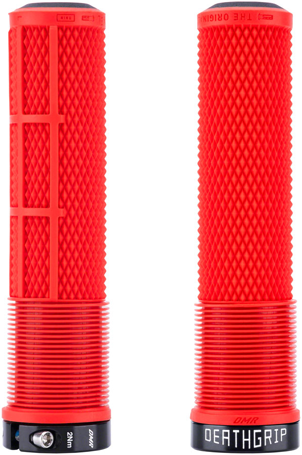 DMR DeathGrip 2 Flangeless Grips - Thin, Lock-On, Red Cheap Best Wholesale