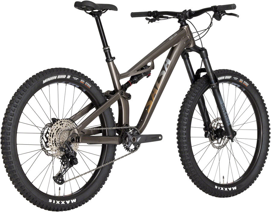 Salsa Rustler Deore 12 Bike - 27.5, Aluminum, Gray, X-Large Cheap Sale Shop