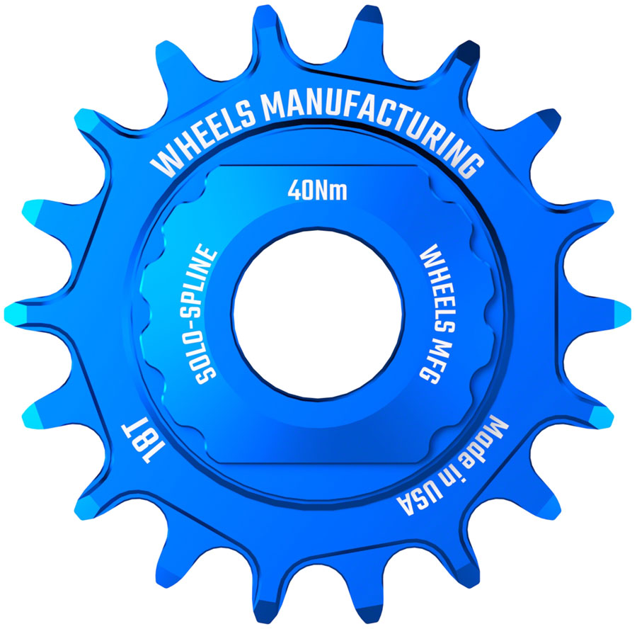 Wheels Manufacturing SOLO-SPLINE Micro Spline Single Speed Conversion Kit - 18t, For Shimano Micro Spline Hub Bodies, Outlet Popular