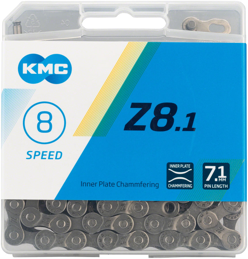 KMC Z8.1 Chain - 8-Speed, 116 Links, Silver/Gray Cheap Sale Perfect