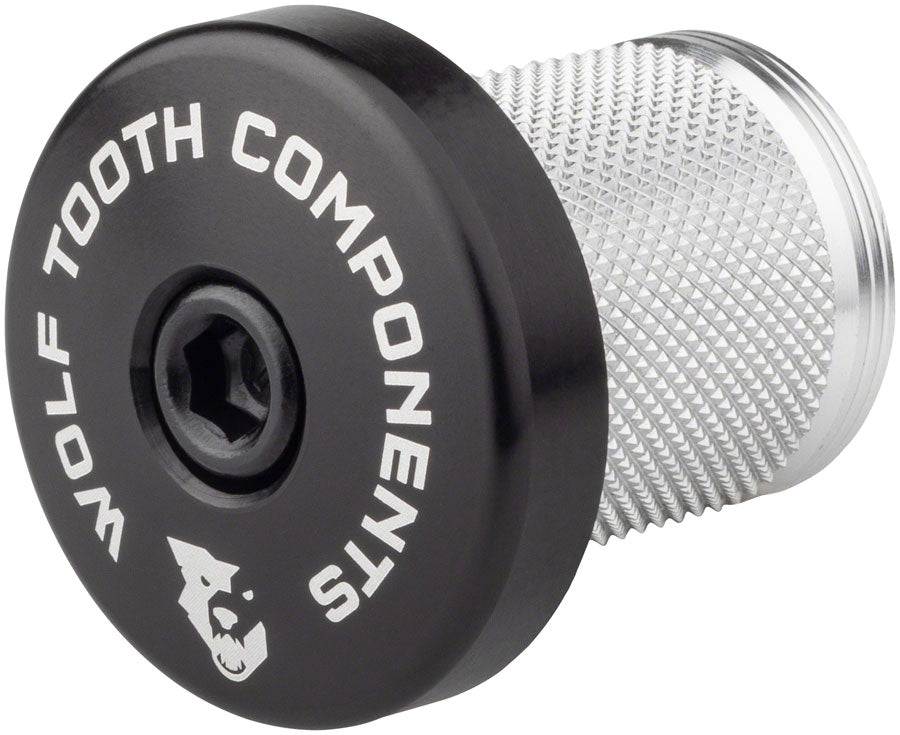 Wolf Tooth Compression Plug with Integrated Spacer Stem Cap, Black Cheap Big Sale