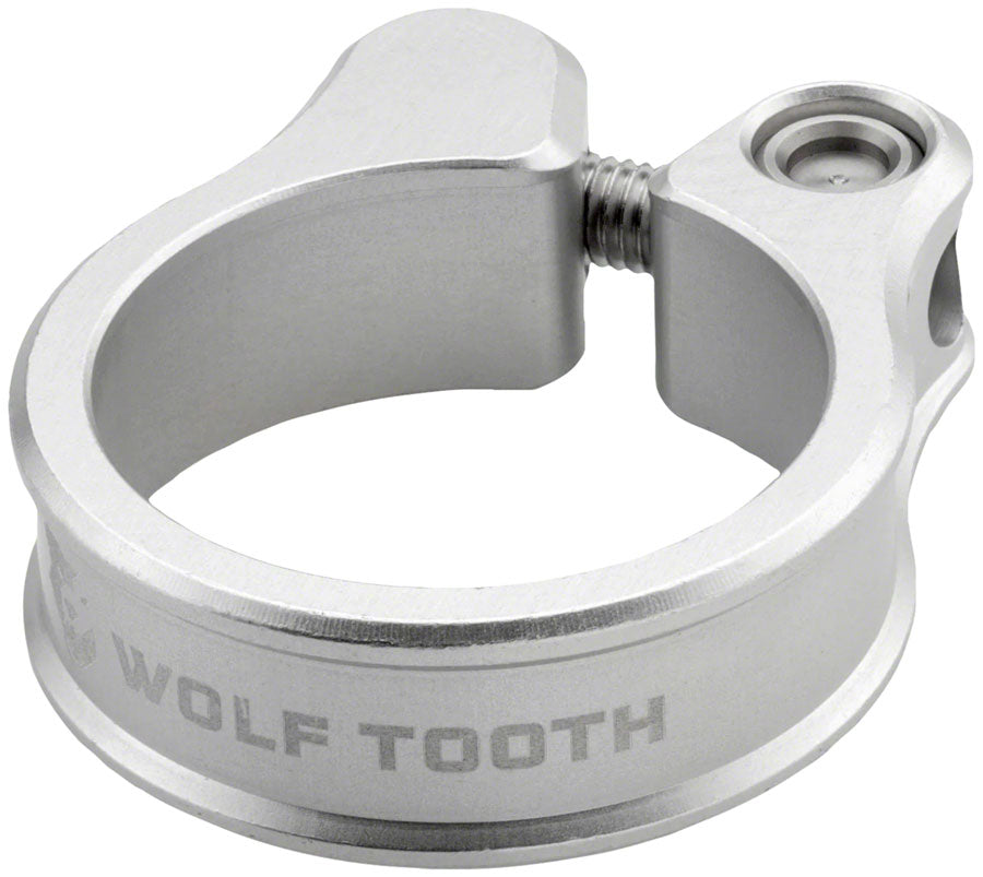 Wolf Tooth Seatpost Clamp - 31.8mm, Bolt-On, Raw Silver Official Site Sale Online