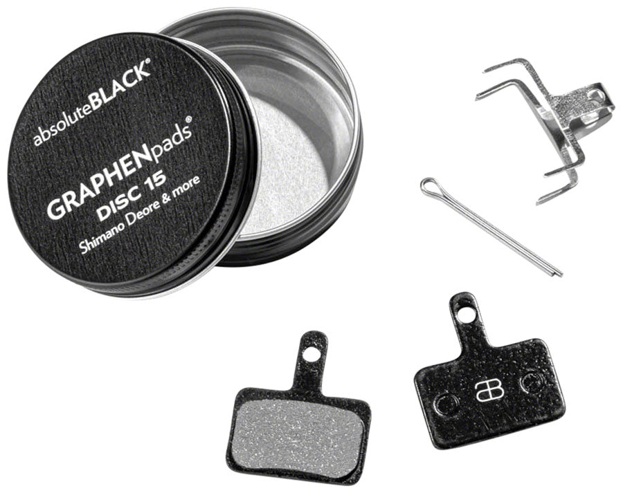 absoluteBLACK GRAPHENpads Disc Brake Pads - Shimano Deore, 15 Discount Purchase