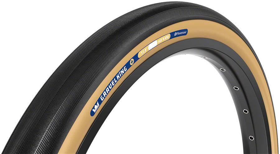 Panaracer GravelKing Slick Plus Tire - 700 x 40, Tubeless, Folding, Black/Brown Affordable Online