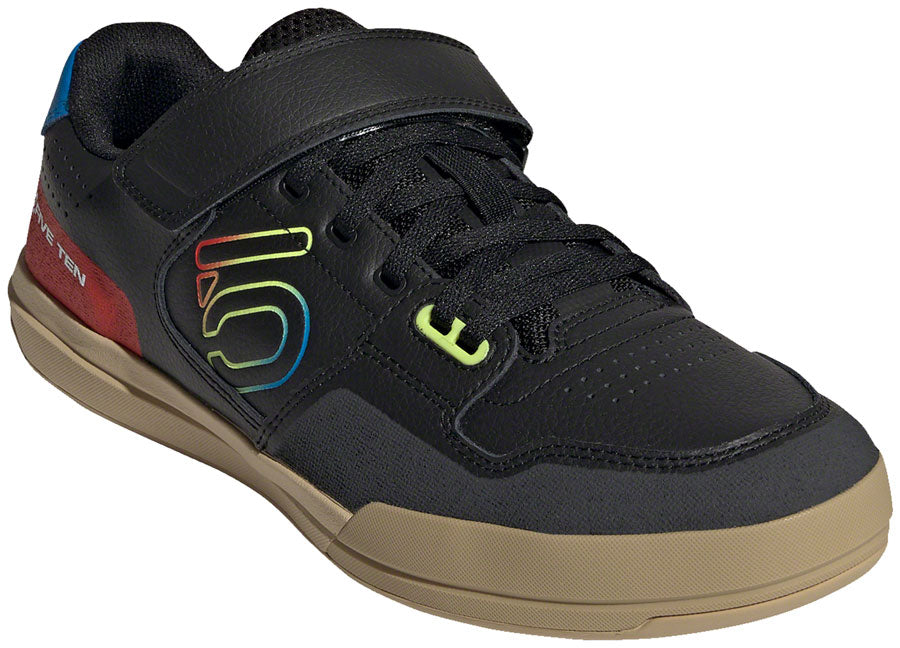 Five Ten Hellcat Mountain Clipless Shoes - Men's, Core Black/Core Black/Red, 13