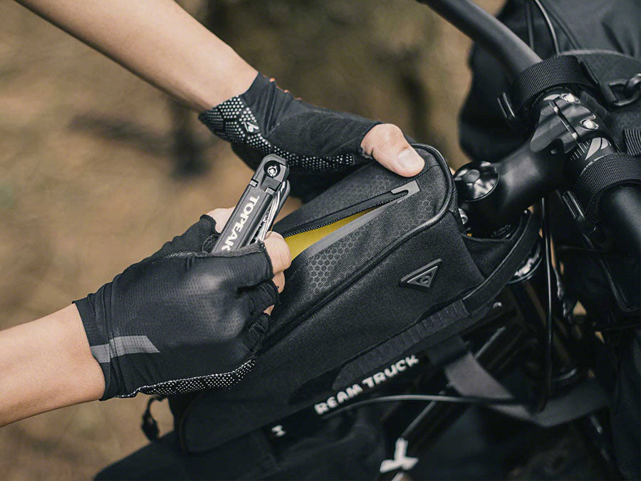 Topeak TopLoader Top Tube Bag - Strap-On, Black Free Shipping Release Dates