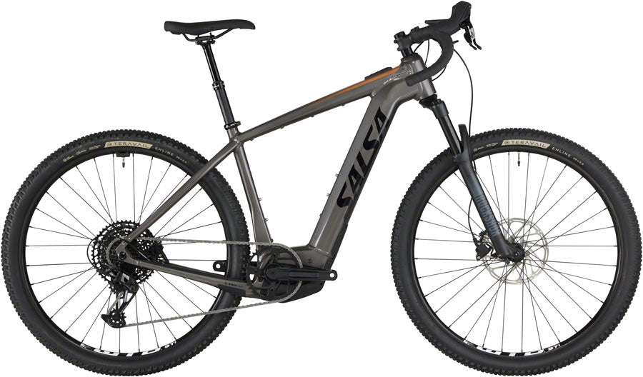 Salsa Tributary Apex Eagle SUS Ebike - 29, Aluminum, Charcoal, X-Large Clearance For Cheap