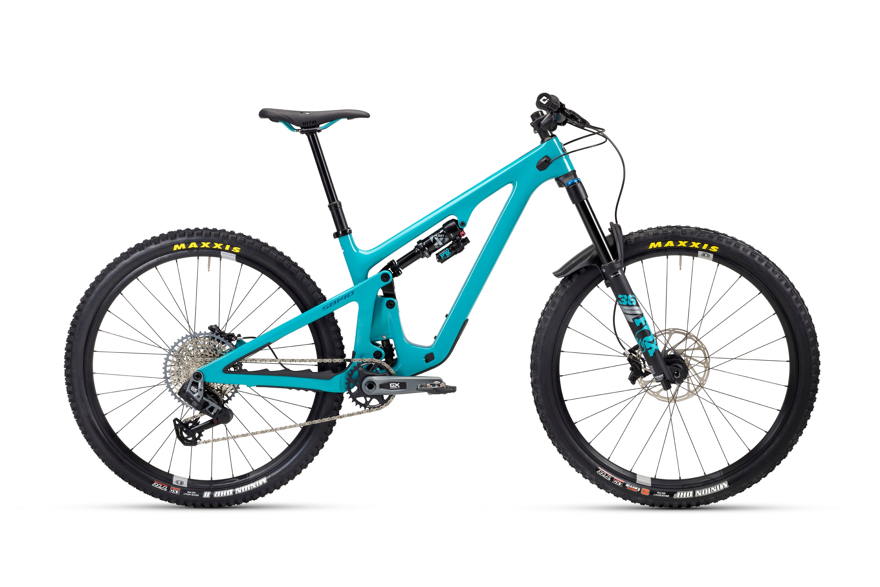 Yeti SB140 29 Carbon Series Complete Bike w/ C3 GX T-Type Lunch Ride Build Raw Turquoise Sale Official