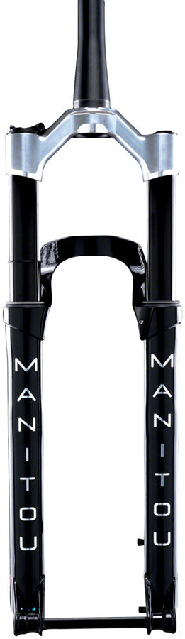 Manitou R8 Pro Suspension Fork - 29, 120 mm, 15 x 110 mm, 44mm Offset, Remote Lockout, Black/Silver Sale Clearance