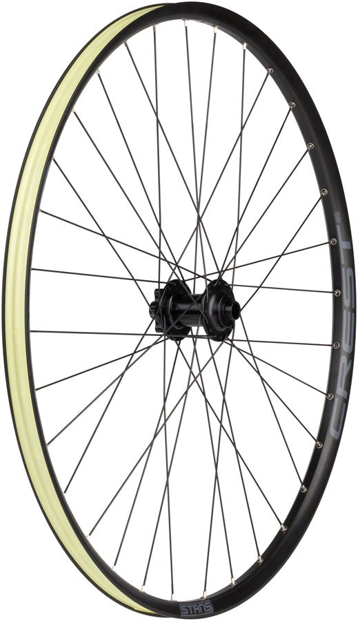 Stan's Crest S2 Front Wheel - 29, 15 x 100mm, 6-Bolt, Black