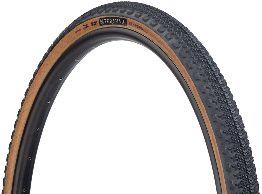 Teravail Cannonball Tire - 650b x 40, Tubeless, Folding, Tan, Durable, Fast Compound Clearance Manchester Great Sale