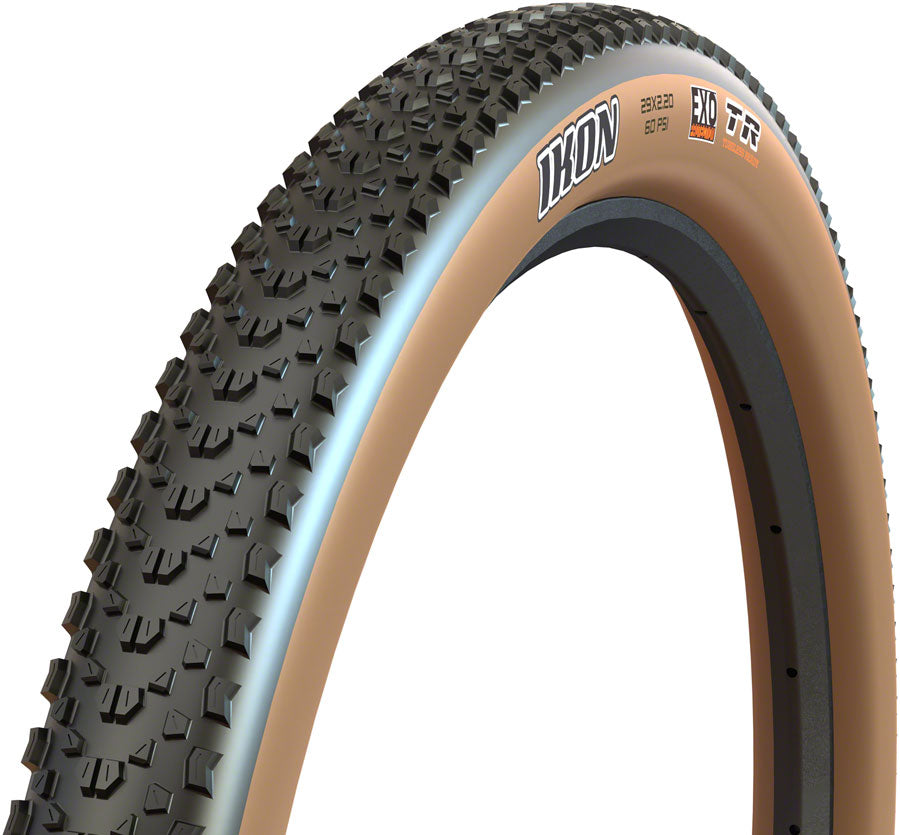 Maxxis Ikon Tire - 29 x 2.20, Tubeless, Folding, Black/Dark Tan, 3C MaxxSpeed, EXO The Cheapest Cheap Pice