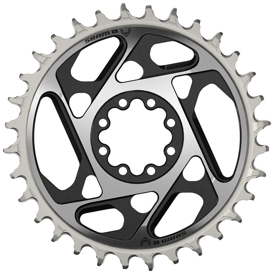 SRAM XX SL Eagle T-Type Direct Mount Chainring - 32t, 12-Speed, 8-Bolt Direct Mount, 3mm Offset, Aluminum, Black/Silver, Shipping Discount Sale