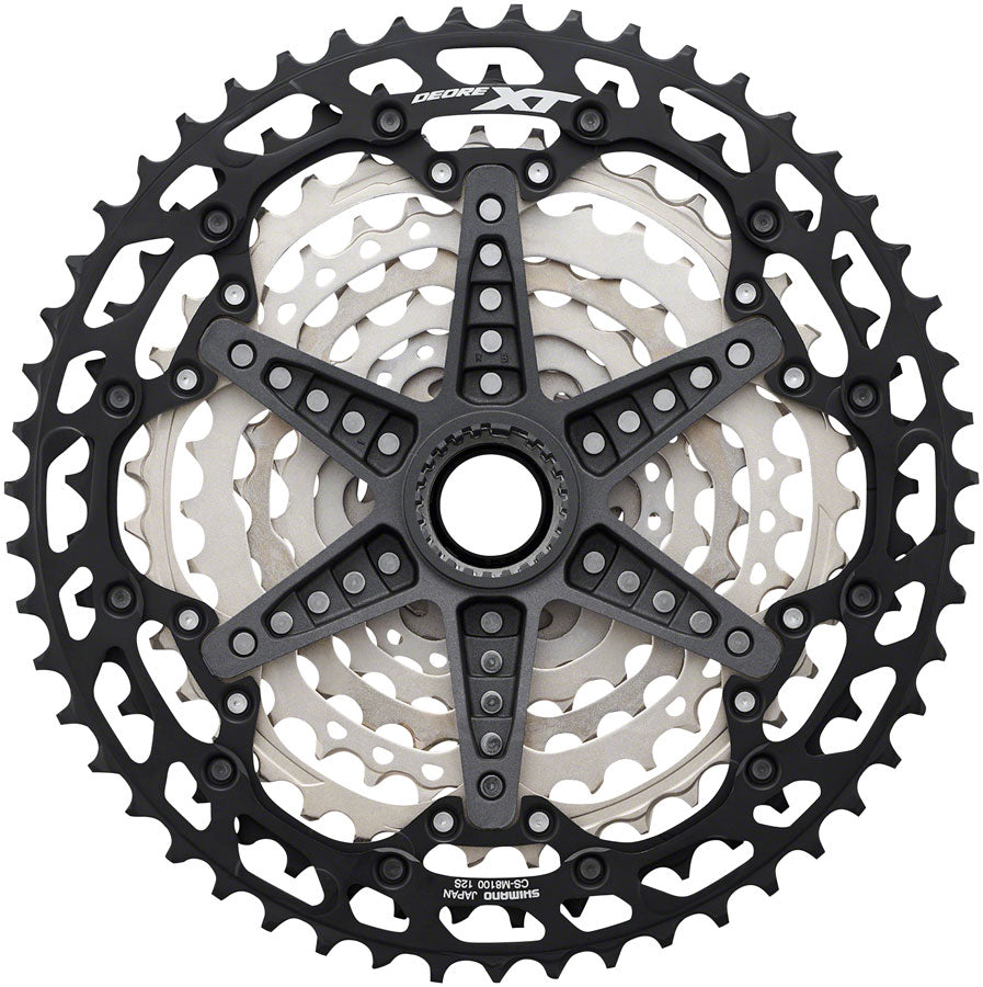 Shimano XT CS-M8100 Cassette - 12-Speed, 10-51t, Silver/Black, Micro Spline - (No Retail Packaging) Footlocker Online