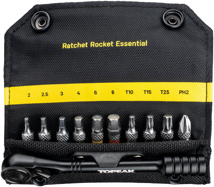 Topeak Ratchet Rocket Essential Tool Kit - with 10 Bits Free Shipping Genuine