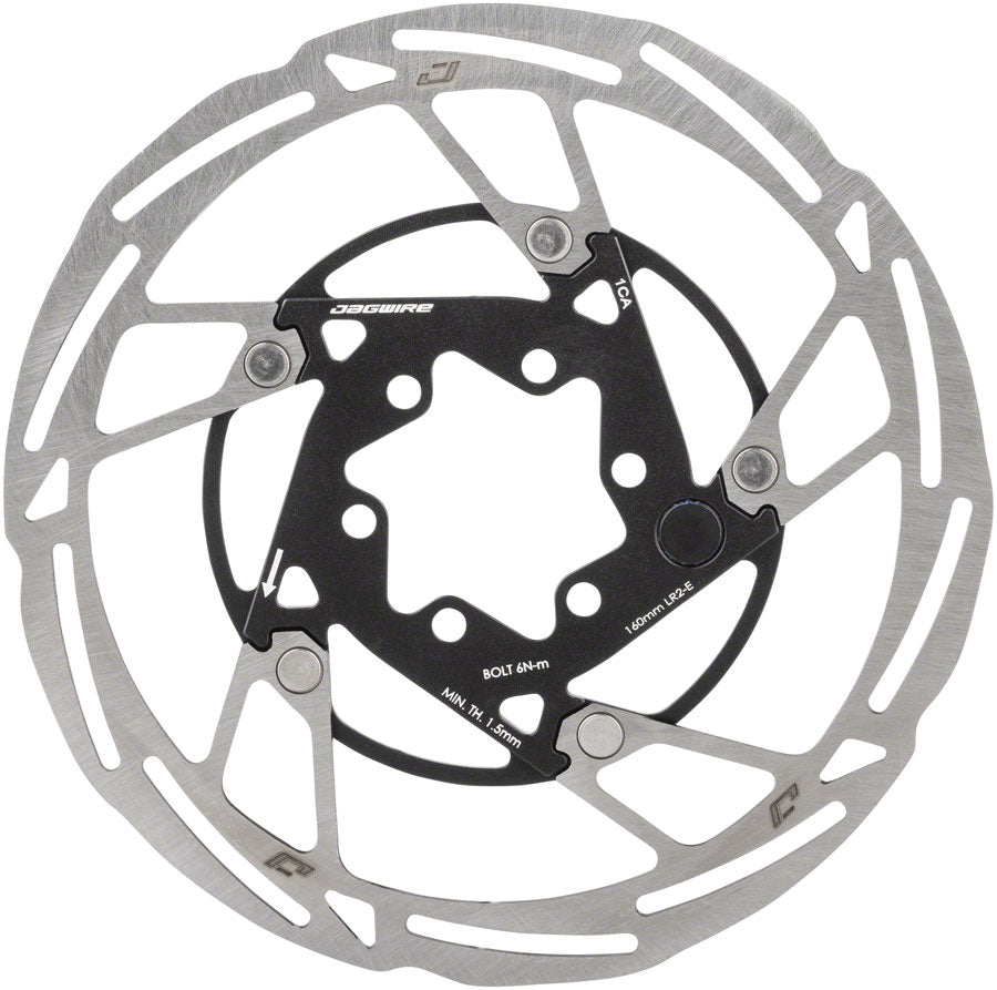 Jagwire Pro LR2-E Ebike Disc Brake Rotor with Magnet - 160mm, 6-Bolt, Silver/Black Cheap Sale Low Pice Fee Shipping