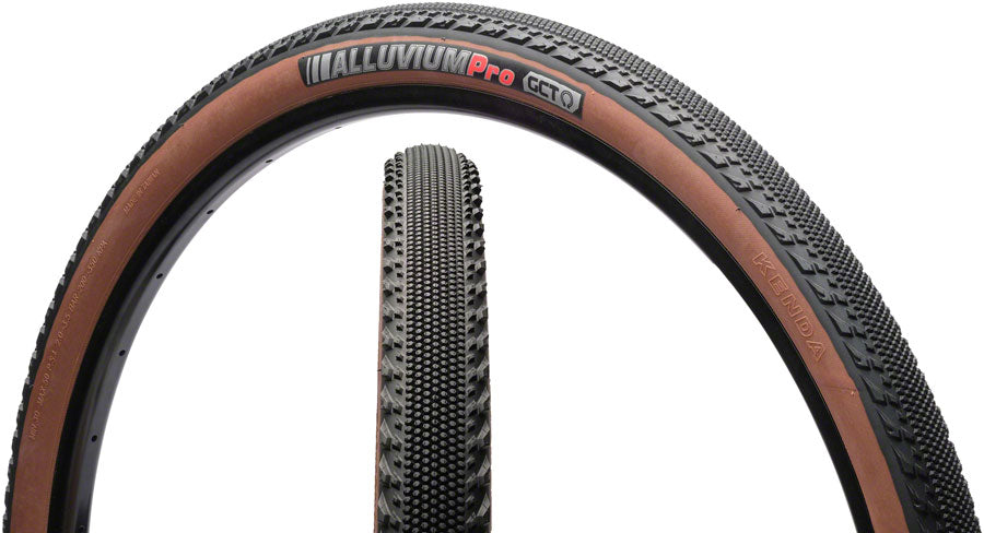 Kenda Alluvium Pro Tire - 700 x 40, Tubeless, Folding, Coffee Sidewall, 120tpi, GCT Deals Cheap Online