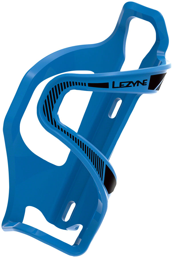 Lezyne Flow SL Water Bottle Cage - Left Side Entry, Blue 2025 Cheap Online