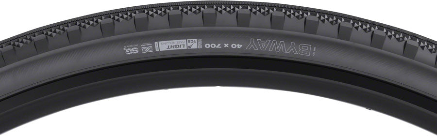 WTB Byway Tire - 700 x 40, TCS Tubeless, Folding, Black, Light, Fast Rolling, SG2 Store Sale