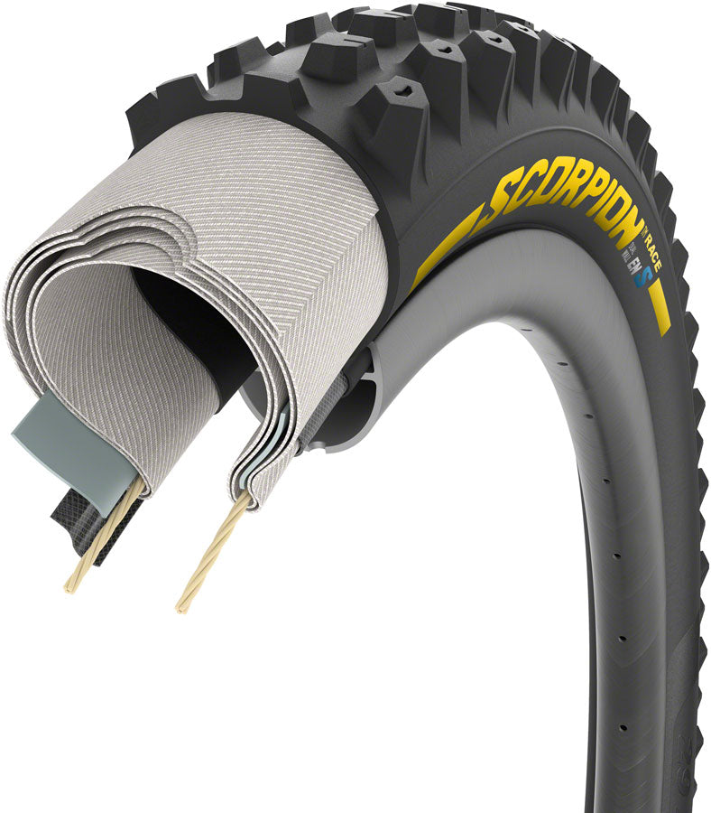 Pirelli Scorpion Race Enduro S Tire - 29 x 2.5, Tubeless, Folding, Yellow Label Team Edition, DualWALL, SmartEVO DH 2025 New Sale Online