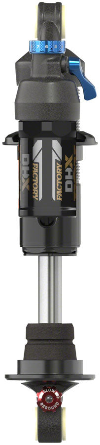 FOX DHX Factory Rear Shock - Metric, 210 x 55 mm, 2-Position Lever, Hard Chromoly Damper Shaft With Mastercard