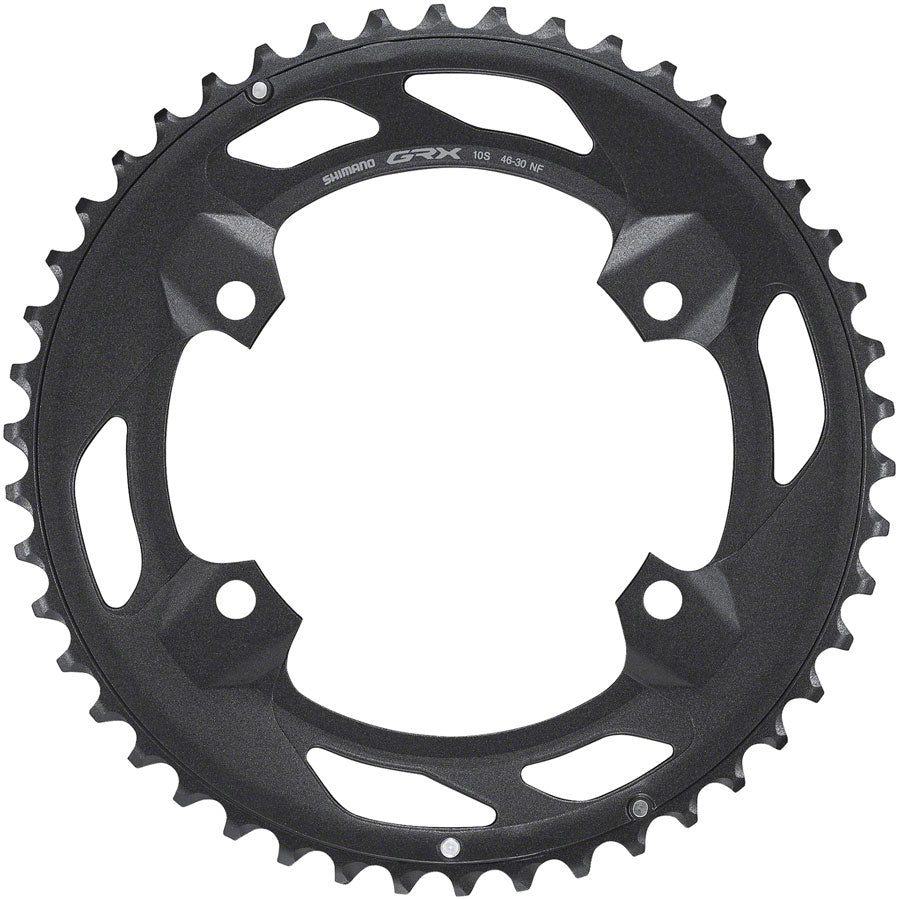 Shimano FC-RX600-10 Chainring - 46t, 110 BCD, For 2x10, Black Outlet Get To Buy