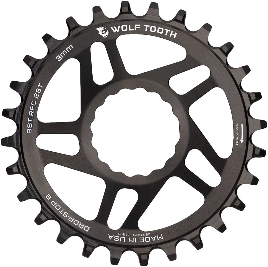 Wolf Tooth Direct Mount Chainring - 28t, RaceFace/Easton CINCH Direct Mount, Drop-Stop B, For Boost Cranks, 3mm Offset, Discount Big Sale