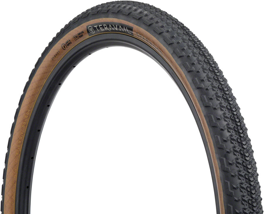 Teravail Sparwood Tire - 27.5 x 2.1, Tubeless, Folding, Tan, Durable, Fast Compound Buy Cheap Fake