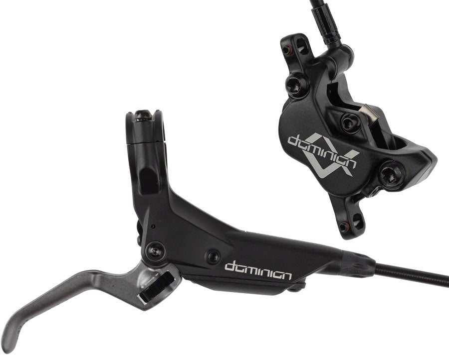 Hayes Dominion A4 Disc Brake and Lever - Rear, Hydraulic, Post Mount, Stealth Black/Gray Buy Cheap Low Cost