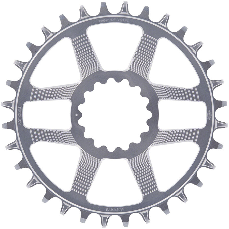 e*thirteen Helix R Chainring - 32t, 11/12-Speed, 52/55mm Flip Flop CL, 3.5mm Offset, e*thirteen DM, Silver Clearance Online