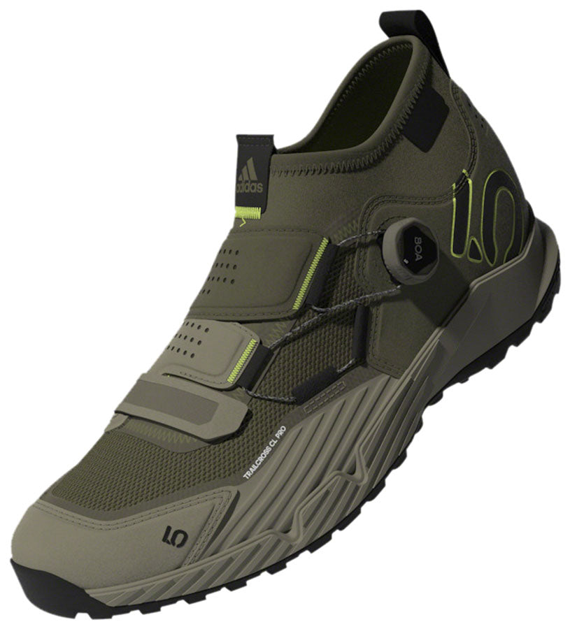 Five Ten Trailcross Pro Mountain Clipless Shoes - Men's, Green/Black/Green, 12