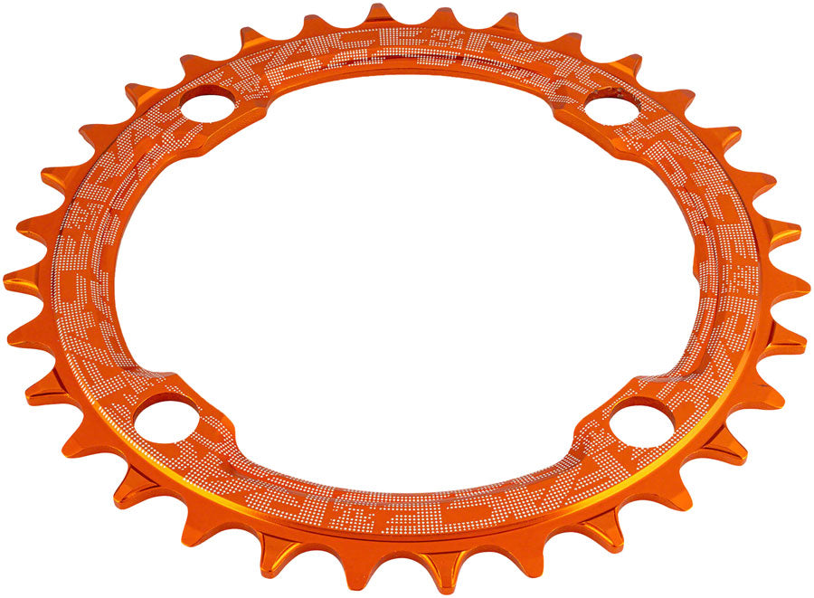 RaceFace 1x Narrow Wide Chainring - 36t, 104 BCD, 10-12 Speed, 7075 Aluminum, Orange Clearance Genuine