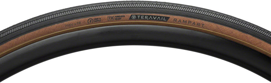 Teravail Rampart Tire - 700 x 28, Tubeless, Folding, Tan, Light and Supple, Fast Compound Cheap Sale Manchester Great Sale