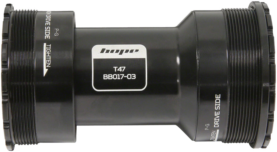 Hope T47 Bottom Bracket Bottom Bracket - 86/92mm, For 30mm Spindle, Stainless, Black Sale Lowest Pice