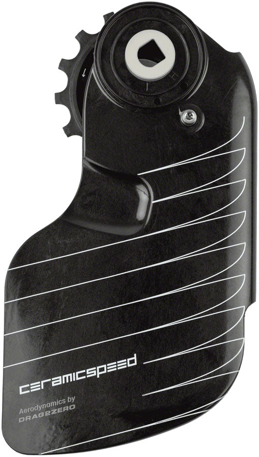 CeramicSpeed OSPW Pulley Wheel Aero Alpha System for SRAM Red/Force AXS - Coated Races, Aluminum Pulley, Carbon Cage, Free Shipping Best Place