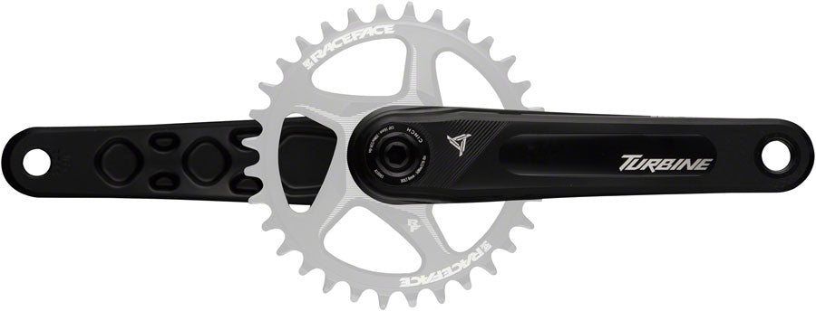 RaceFace Turbine Crankset - 170mm, Direct Mount, 143mm Spindle with CINCH Interface, 7050 Aluminum, Black Cheap Sale Many Kinds Of