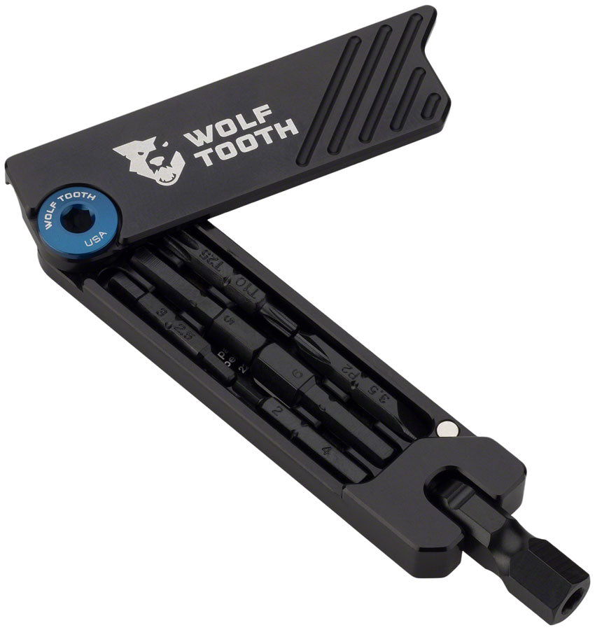 Wolf Tooth 6-Bit Hex Wrench - Multi-Tool, Blue For Sale Free Shipping