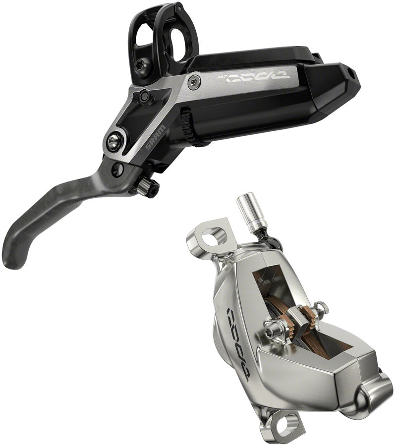 SRAM Code Ultimate Stealth Disc Brake and Lever - Front, Post Mount, 4-Piston, Carbon Lever, Titanium Hardware, Low Pice Fee Shipping For Sale