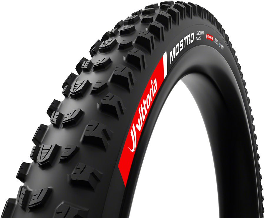 Vittoria Mostro Enduro Race Tire - 29 x 2.4, Tubeless, Folding, Black, Graphene + Silica, G2.0, E-Bike 2025 New Cheap Pice