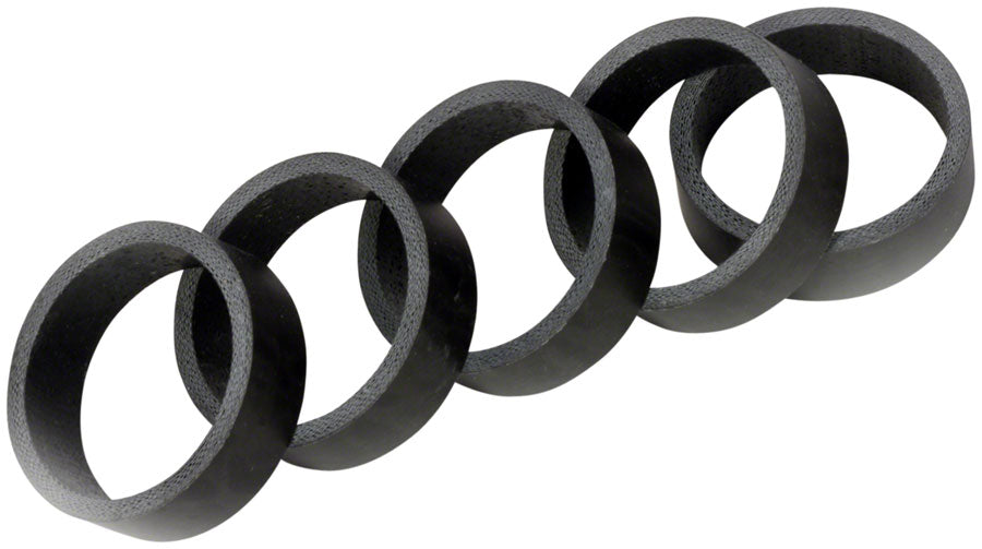 Wheels Manufacturing Carbon Headset Spacer - 1-1/8, 10mm, Matte, 5 pack Collections For Sale