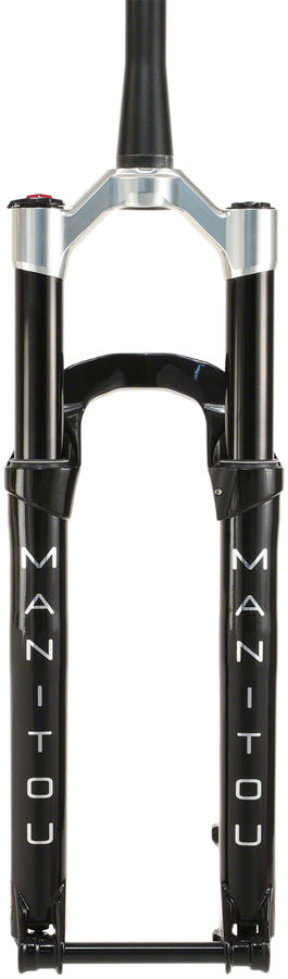 Manitou R8 Pro Suspension Fork - 29, 120 mm, 15 x 110 mm, 44mm Offset, Crown Lockout, Black/Silver Clearance Recommend