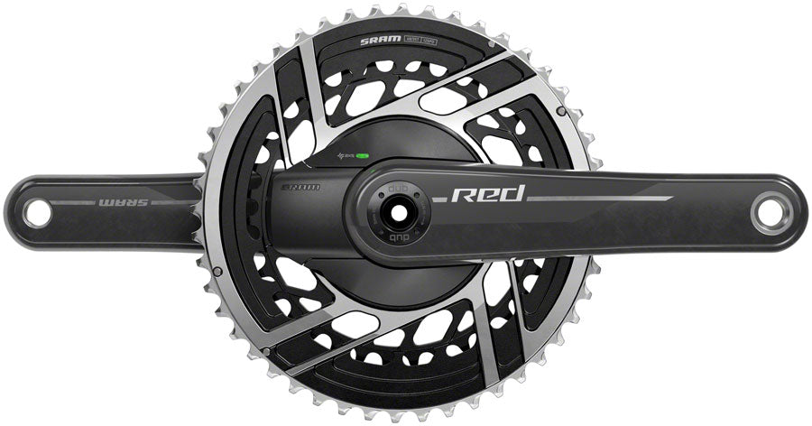 SRAM RED AXS Power Meter Crankset - 167.5mm, 2x 12-Speed, 48/35t, 8-Bolt Direct Mount, DUB Spindle Interface, Natural With Credit Card Online