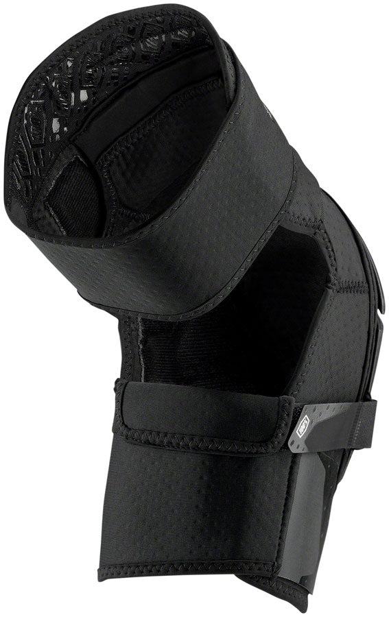 100% Fortis Knee Guards - Black, Large/X-Large Free Shipping 2025 New