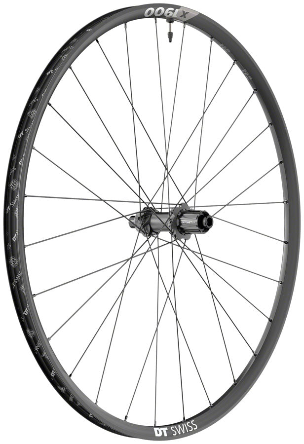 DT Swiss X 1900 Spline 25 Rear Wheel - 29, 12 x 148mm, Center-Lock, HG 11 MTN, Black Eastbay Online