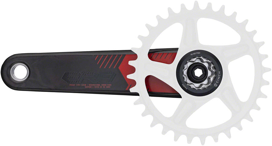 RaceFace Era Crankset - 160mm, Direct Mount, 136mm Spindle with CINCH Interface, Carbon, Red Pick A Best For Sale