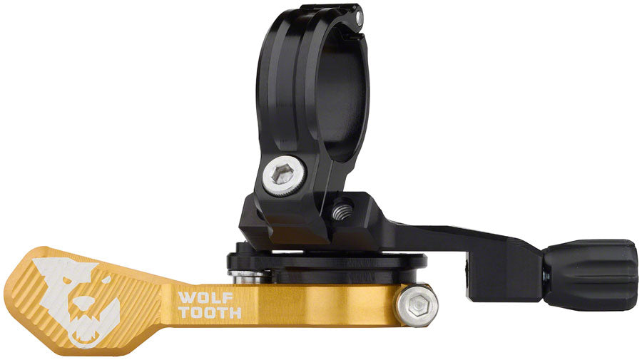 Wolf Tooth ReMote Pro Dropper Post Lever - 22.2mm Clamp, Gold Discount Official Site