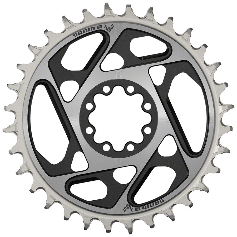 SRAM XX SL Eagle T-Type Direct Mount Chainring - 32t, 12-Speed, 8-Bolt Direct Mount, 0mm Offset, Aluminum, Black/Silver, Buy Online Cheap Pice