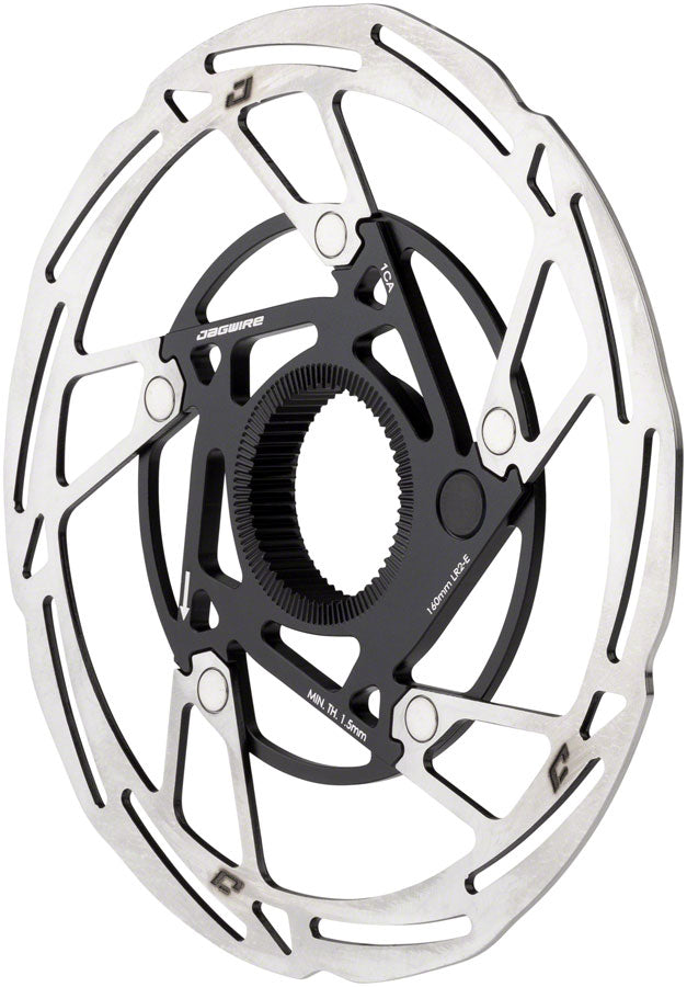 Jagwire Pro LR2-E Ebike Disc Brake Rotor with Magnet - 160mm, Center Lock, Silver/Black Buy Cheap Low Cost