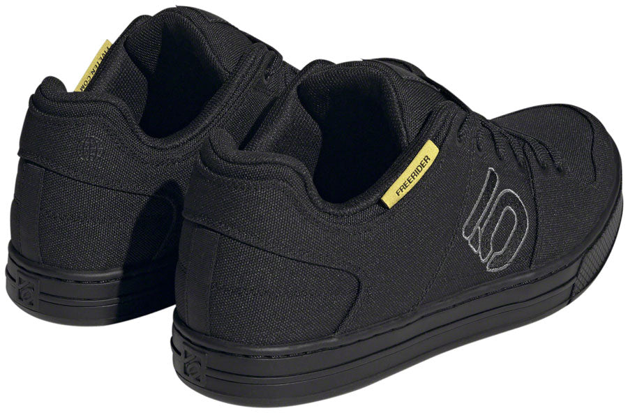 Five Ten Freerider Canvas Flat Shoes - Men's, Core Black/Dgh Solid Gray/Gray Five, 13