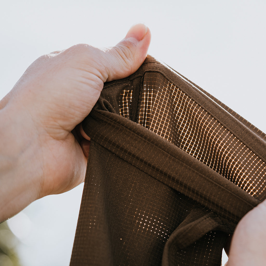 KETL Mtn Vent Lightweight Pants 34 Inseam: Summer Hiking & Travel - Ultra-Breathable, Packable & Stretchy - Brown Men's